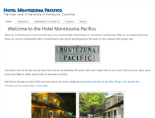 Tablet Screenshot of montezumapacifico.com